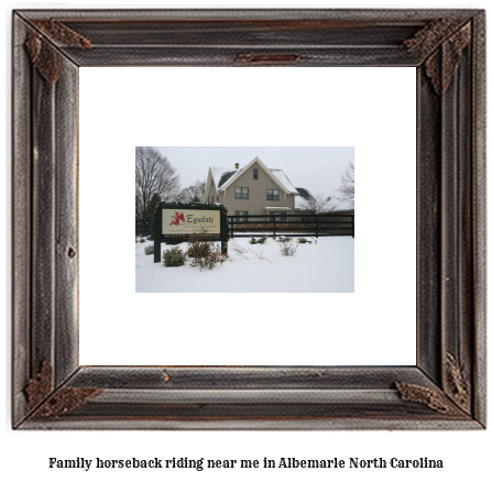 family horseback riding near me in Albemarle, North Carolina